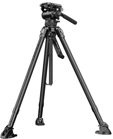 SmallRig x Potato Jet Tribex Carbon II Hydraulic Carbon Fiber Tripod, Fast Extend Camera Video Tripod with 4-Step Counterbalance Fluid Head,Weight 8.3lbs,Load up to 13.2lbs - 5755