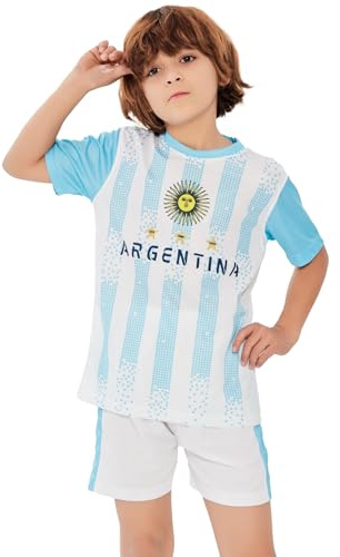 Fotbollströja for barn 2026 fotbollsshorts for ungdomar Fläktträningsdräkt set