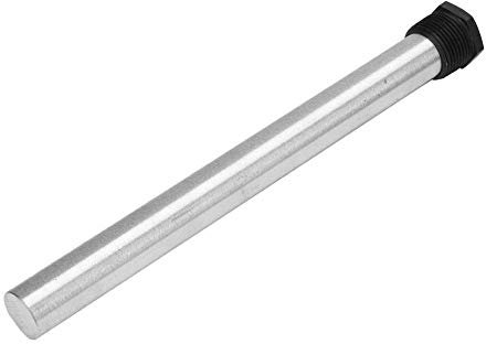 ViaGasaFamido Varilla de ánodo de Fondo Plano Negro 21X320mm NPT3 / 4, Varilla de magnesio Pulido Fino sólido anticorrosivo, para Calentadores de Agua eléctricos propiedades de ablandamiento de Agua