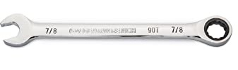 GEARWRENCH 7/8 4 Degree Swing Arch 12 Point Ratcheting Combination Wrench - 86951