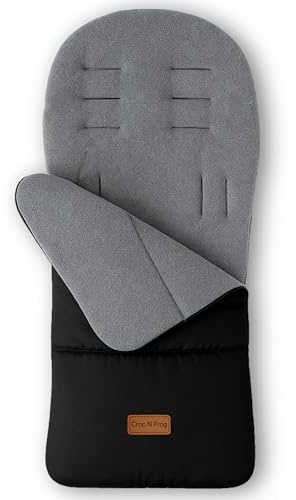 CrocnFrog Universal baby Bunting Footmuff - Cosy Toes Fit Toddler foot muff for stroller,Buggy,Pushchair & Pram Footmuffs comes with Warm and soft polar fleece Water & Wind Proof to protect infant