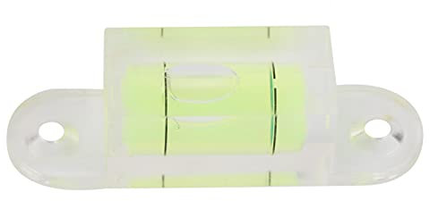 Libelle zum Aufschrauben, Libelle Wasserwaage aus ABS-Kunststoff mit Befestigungslöchern zur Messung des Waagenmesswerkzeugs