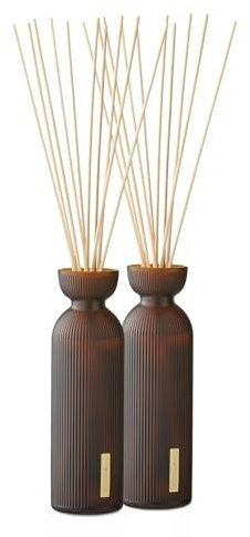 RITUALE Das Ritual von mehr | Duftstäbchen-Set mit 2 Duftflaschen und 2 Duftstäbchen-Sets mit dem Duft von süßer Orange und Zedernholz | 2 x 250 ml