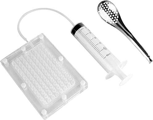 VIXPET Kit de gastronomie moléculaire de Cuisine, seringue de Style culinaire, injecteur de Marinade, crépines d'œufs