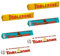 Toblerone 6er MIX - 6x 100g - Milk Chocolate, White Chocolate & Crunchy Almond