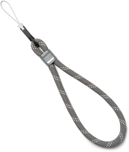 Ringke Rope Hand Strap, Cordón Cuerda Universal, Correa Ajustable de Muñeca de Mano Diseñado para Teléfonos Móviles, Cámaras, Auriculares y Llaves de Coche - Gray