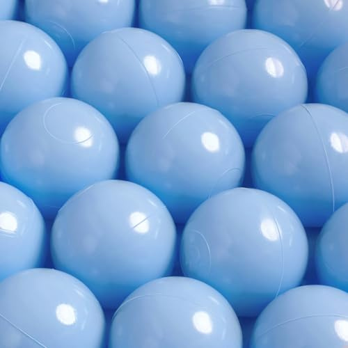 MISIOO 600 bollar för bollbad – 6 cm – säker – giftfri plast – perfekt för barn – främjar säker lek och motorik