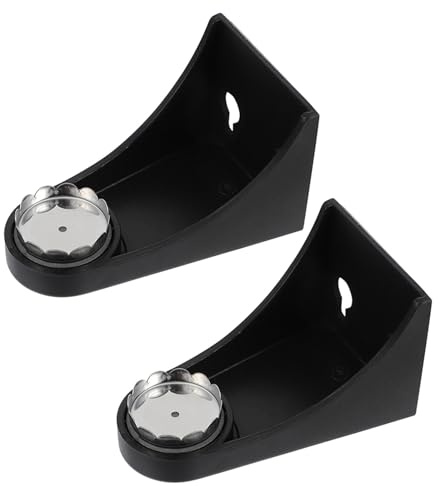 SHINEOFI Lot de 2 Porte-savons Magnétiques Noirs à Ventouse, Support Mural pour Salle de Bain Cuisine, Accessoire Pratique sans Résidu, Matériau Résistant à L’humidité, Organisateur