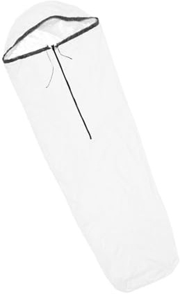 ZYKEJJDDAK Sacco a pelo per emergenze, tessuto di nylon, adatto per sopravvivenza, campeggio, impermeabile, isolato, design pieghevole, sacco a pelo da campeggio, riparo per emergenze