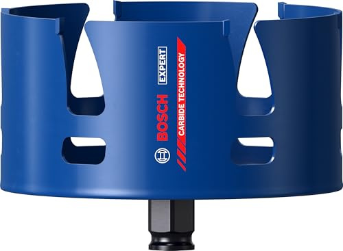Bosch 1x EXPERT Construction Material PC Plus hålsåg (för Mjukt trä, Spånskiva, Ø 127 mm, Professional Tillbehör Borr)