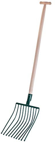 KADAX Fourchette ŕ Pommes de Terre, Fourchette ŕ Foin, Fourchette ŕ Foin, Fourchette ŕ fumier en Acier, Fourchette pour Pommes de Terre, Jardin avec 10 Dents, (poignée en T)