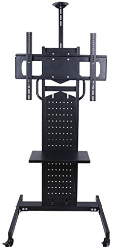 37-70 tums LCD LED Plasma TV Golvskärm Stativvagnar/vagn med DVD-hållare och kamerahållare (D)