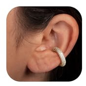 Dochais Ear Cuff Orecchini Non piercing, Orecchini Donna Chunky Earcuff Orecchini Senza Buco alla a clip per Cartilagine Orecchini a clip per Ragazze Ipoallergenici Regalo di Gioielli
