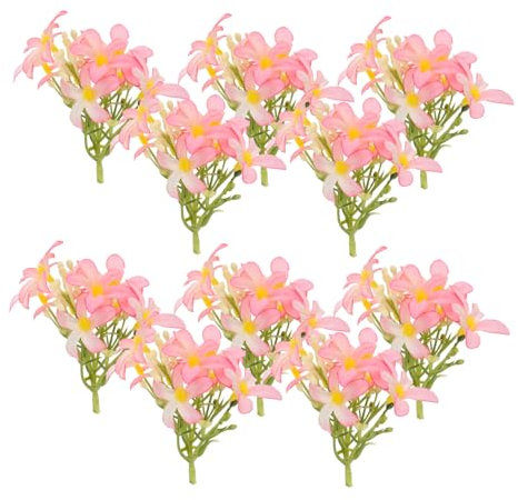 JUMPLAWN 10piezas Lirios Artificiales Unidades para Decoración De Bodas y Hogar Real