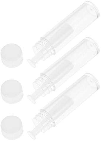GLEAVI Bâtonnets en Silicone Souple pour Lentilles de Contact, 3 Sets Réutilisables Tube de Rangement Transparent, Outil Simple D'utilisation pour Voyage