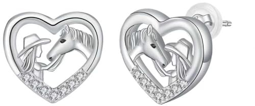 J.MOULING Pendientes Mujer Plata de ley 925 Pendientes com 3A Circonia Cúbica,Creatividad Joyas Regalos para Mujeres Niñas Hermanas Amigo