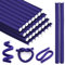 30 Pièces Bigoudis Cheveux, Bigoudis Flexible Mousse Torsadée Bigoudis Boucleur a Cheveux Sans Chaleur, Violet Rouleau Cheveux Heatless Hair Curlers pour Femmes Les Filles Cheveux Court et Long