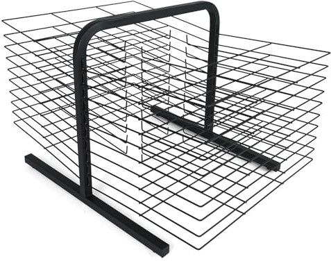 HOFSSI Trockengestell Kunst-Trockenständer mit 20 Regalen für die Organisation im Klassenzimmer, zu Hause, in der Schule oder im Vorschulalter, Draht-Kunstständer für Kunst