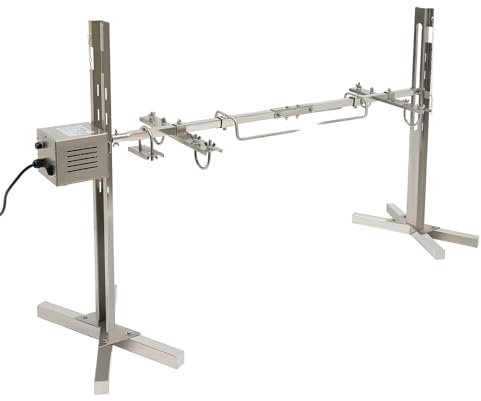 TONFEION BBQ Rotisserie Grill, Electric Automatic Grill Stainless Steel Rotisserie Grill Barbecue Rotisseries Roast Hog Roaster Machine Rotisserie Pig Chicken Grill for Barbecue Bar, Restaurant