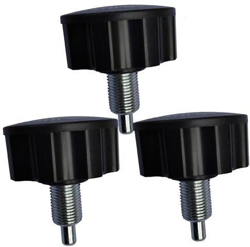 (3 pieces) 5/8 inch (M16) spring pin quick adjustment knob, pull pin, suitable for most fitness equipment, bicycle equipment, pull spring pin bolts and fitness bicycles, boxing ring accessories