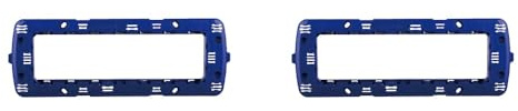 Ixtrima 2 pezzi supporto Compatibile Con Bticino Living Light, supporti scatola 502 503 504 507 (7 posti - 7 moduli)