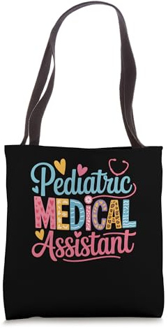 Cutet Colorful Pediatric Medical Assistant Pediatric Nurse Tote Bag