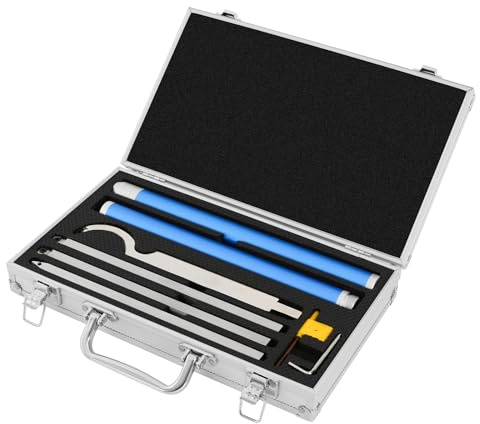 6 in 1 Wood Carving Tools Hard Alloy Carbide Woodturning Tools Carbide Tip Wood Lathe Turning Tool Set Wood Turning Chisels for Lathe for Woodturning