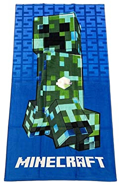 Minecraft Bath Towel 70 x 140 cm 100% Cotton