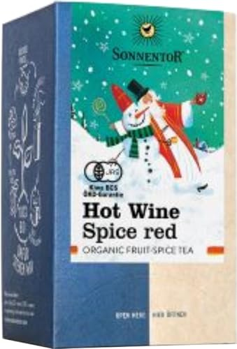 SONNENTOR Glühweingewürz rot, 18 Teebeutel, 32,4g (1er Pack)