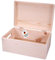Langlauf Schuhbedarf Holzkiste mit Deckel – Aufbewahrungsbox Holz Natur – Personalisierbare Holztruhe – Geschenkbox & Schatztruhe – DIY Holzbox zum Bemalen, Gravieren 30x20x13,5 cm Nachhaltiges Holz