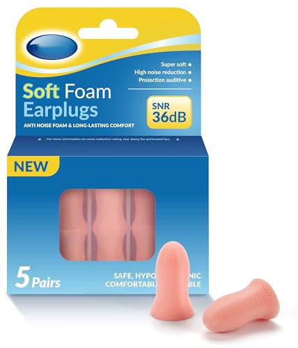 Eixniex Bouchon d'Oreille - anti-bruit 36dB ultra-doux pour dormir, ronflement, voyage, travail | Respirants, réutilisables, hypoallergéniques, adaptés aux dormeurs sur le côté et oreilles sensibles