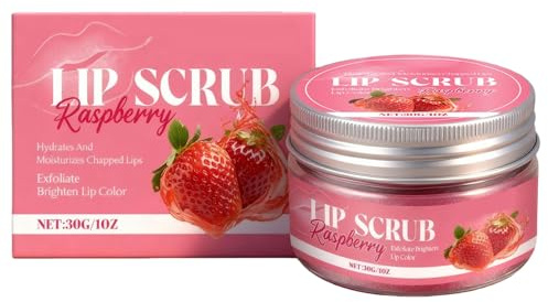 Exfoliante labial, elimina la piel muerta, 30 g, bálsamo labial exfoliante, fórmula de cuidado nutritivo, crema reparadora suavizante, para labios secos, preparación de maquillaje, protección diaria