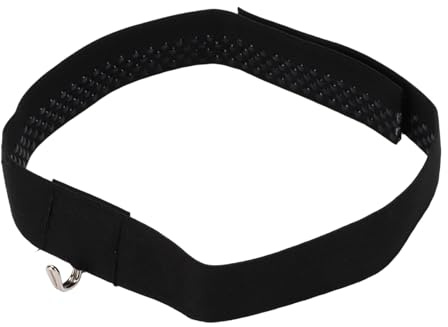 TIKATARER Support de Lunettes de Rhinoplastie, Protège-nez Réglable en Silicone Antidérapant pour la Récupération Post-chirurgicale avec Support Doux et Confortable, Sangle de 21 à 27,5 Pouces (Noir