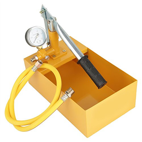 Focket Yellow Aluminum 2.5MPa Manual Hydraulic Pressure Test Pump for Pipeline, Vessels, Valves etc.