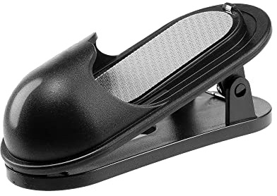 NUOMI One Pack Sketch Pencil Lead Grinder with Painting Clip Portable Pencil Pointer/Charcoal Nib Sharpener Reusable for Artist Students Drawing Supply, Black