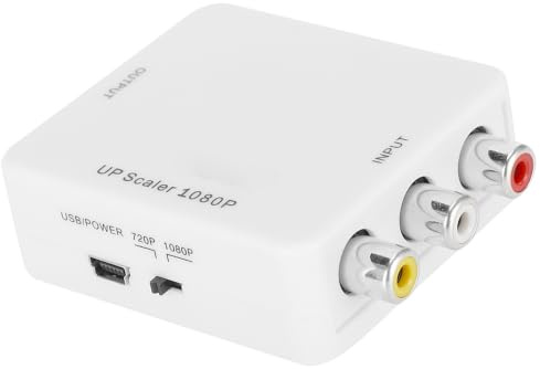 AV till HDMI -omvandlare, AV2 High Definition till HDMI -omvandlare, Mini CVBS till HDMI -kompositvideoljudomvandlare för PAL / NTSC3.58 / NTSC4.43 / SECAM/PAL/M/PAL