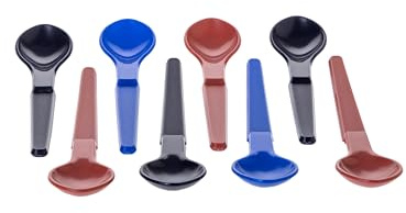 Tupperware barn hängande sked set (8) babysked plastsked + ketchup