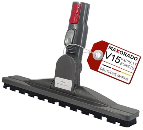 Maxorado parkettmunstycke munstycke för hårda golv parkettborste golvmunstycke kompatibelt med Dyson dammsugare (V7/V8/V10/V11/V15)