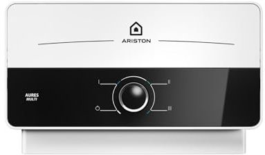 Ariston Aures Multi 7kW FR– Chauffe-Eau Instantané Électrique Haute Pression – Multi-Points de Puisage pour Confort Immédiat