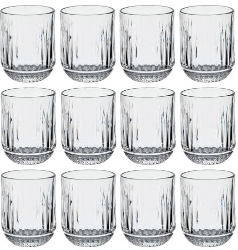 San Ignacio Juego de 12 Vasos de cristal de 300ml Transparente