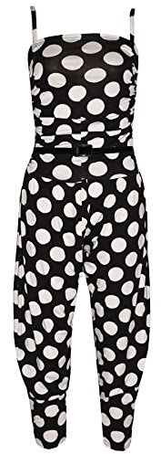 Flickor jumpsuit barn blommig leopard aztek tribal tryck trendig lekdräkt alla i en ålder 7 8 9 10 11 12 13 år