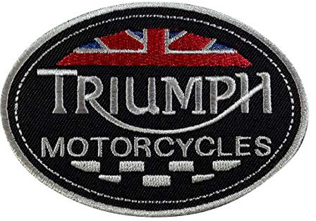 Triumph T Sports Racing Motorsport Écusson Patch en Fer brodé sur Accessoire