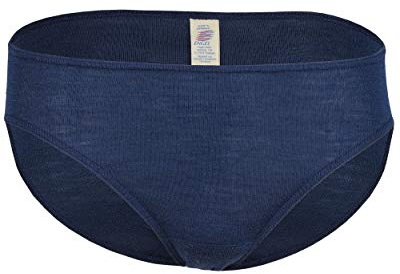 Engel natur, Culotte de bikini, 70 % laine (biologique) et 30 % soie, Marine, 44-46