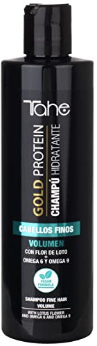 Tahe Gold Protein Feuchtigkeitsspendendes Shampoo für feines Haar mit Volumen-Effekt, 300 ml