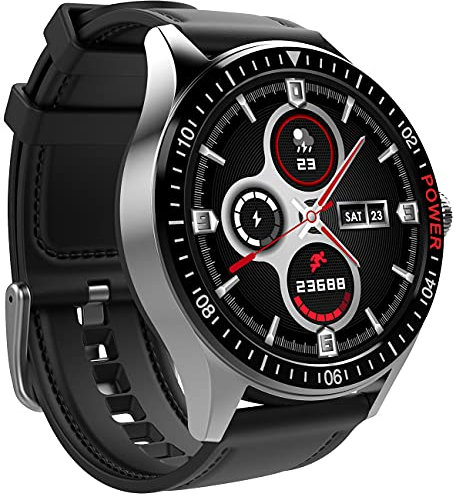 St. Leonhard Smart Uhren: Smartwatch mit Always-On-Display, Bluetooth, Versandrückläufer (Handyuhren, Herren Smartwatch, Entfernungsmesser)