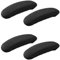 XIEHUZA 2 Pair Office Chair Armrest Covers, Removable Elastic Arm Rest Pads, Seat Hand Rest Protector for Home and Office Chairs (Black)