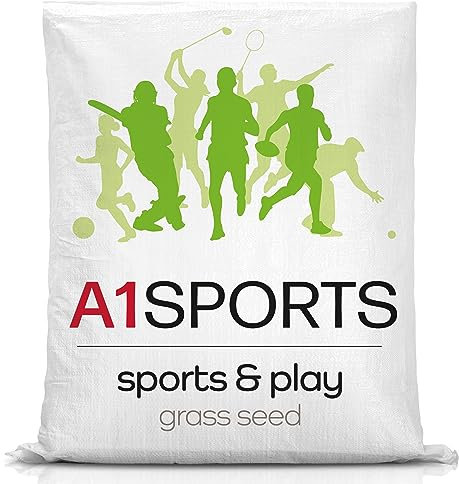 A1 Lawn, Sports & Play Grass Seed - Hard-Wearing & Fast Recovery, Certified by DEFRA, FERA, SASA, 5kg