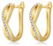 Creolen Gold Ohrringe Damen Ohrringe Creolen Gold Groß Hängende Ohrring Vergoldet