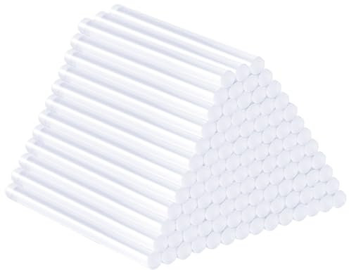 Seronieer 100 Pack Hot Glue Sticks 7mm x 100mm Hot Melt Glue Sticks for Hot Glue Gun Transparent Glue Sticks for DIY Crafts Hobbies