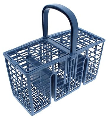KGA SUPPLIES Cestello portaposate compatibile con lavastoviglie Indesit, colore azzurro, 45 cm, ricambio